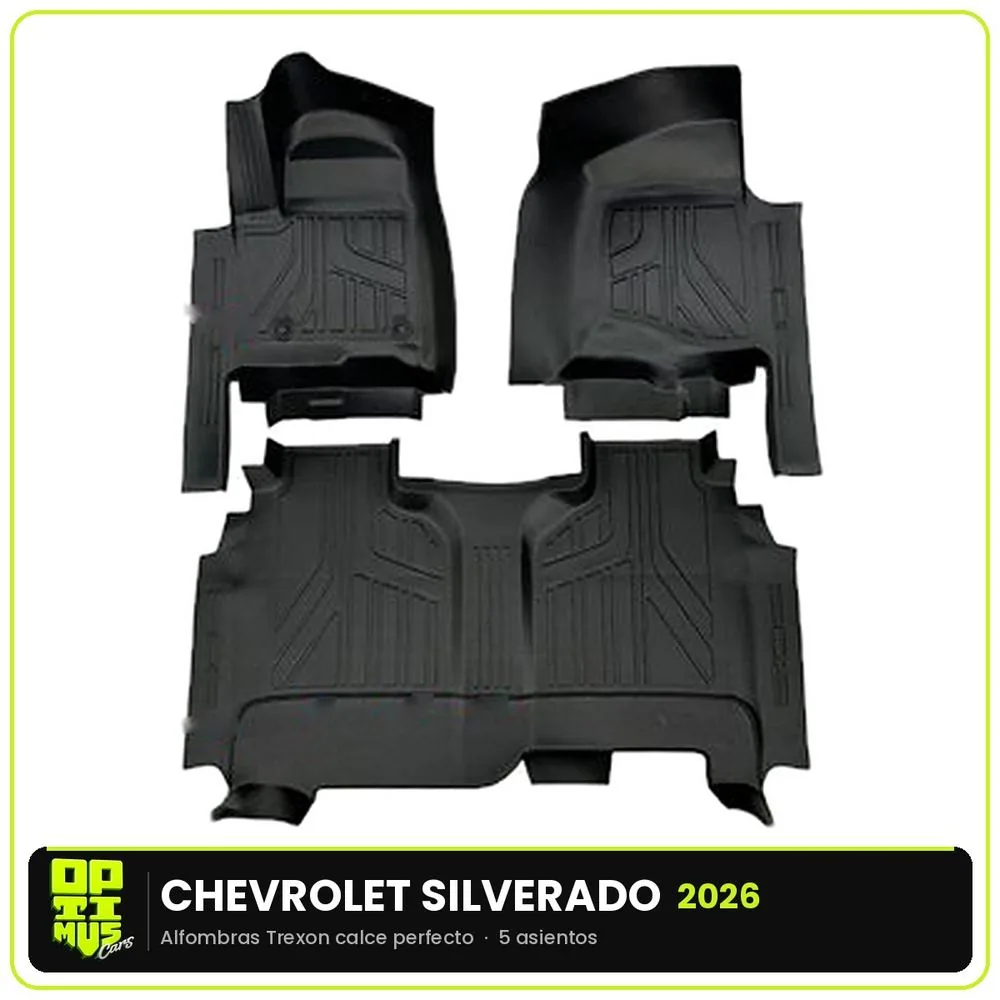 Pisos Calce Perfecto 5D Chevrolet Silverado 2026