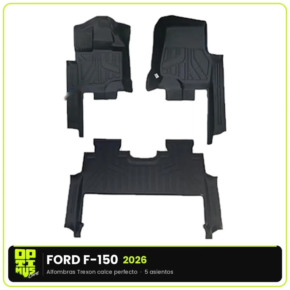 Pisos Calce Perfecto 5D Ford F-150 2026