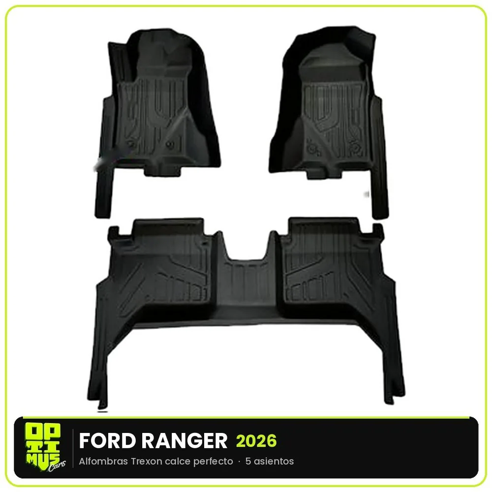 Pisos Calce Perfecto 5D Ford Ranger 2026