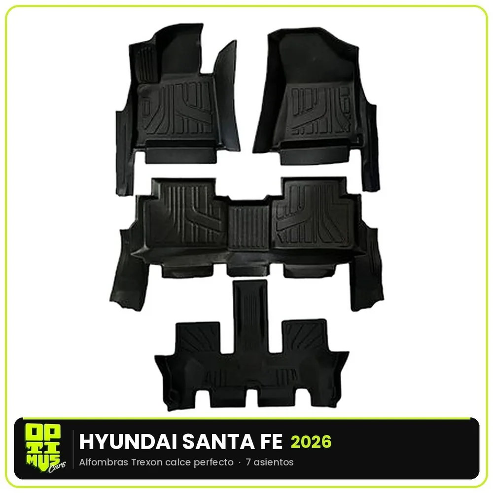 Pisos Calce Perfecto 5D Hyundai Santa Fe 2026