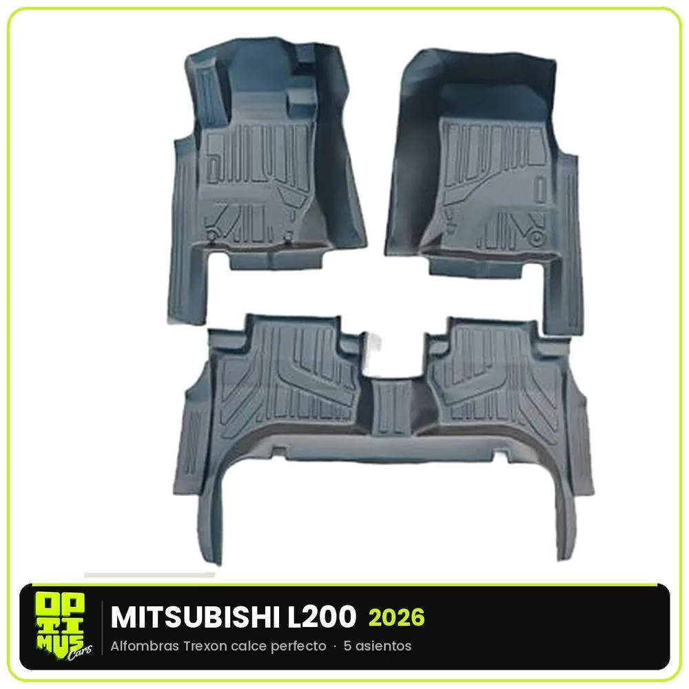Pisos Calce Perfecto 5D Mitsubishi L200 2026