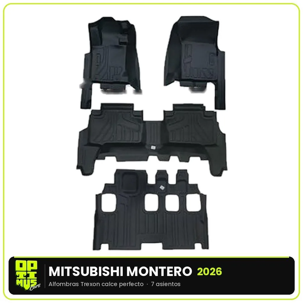 Pisos Calce Perfecto 5D Mitsubishi Montero 2026